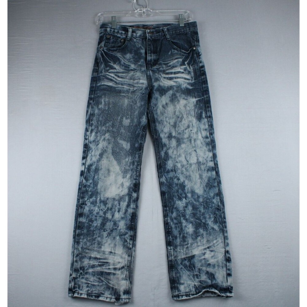 Denim & Rivets Boys Jeans Size 14 Medium Blue Acid Wash Summer Casual Wear
